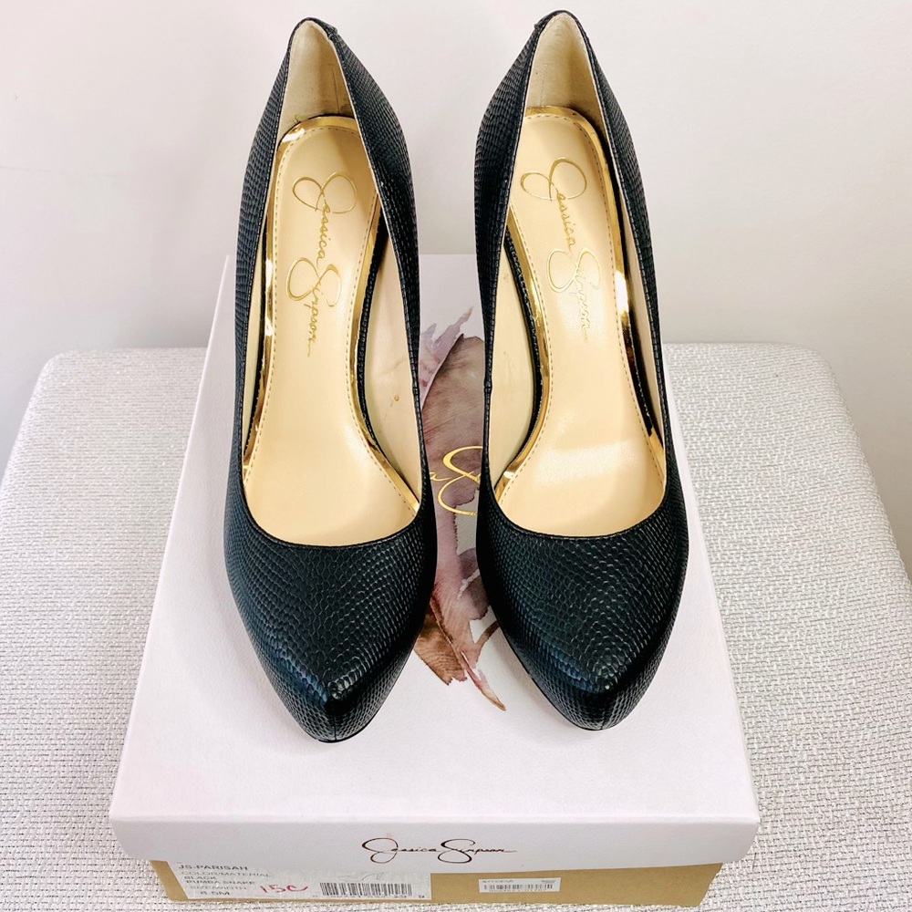 Black Platform Heels by Jessica Simpson *LIKE NEW